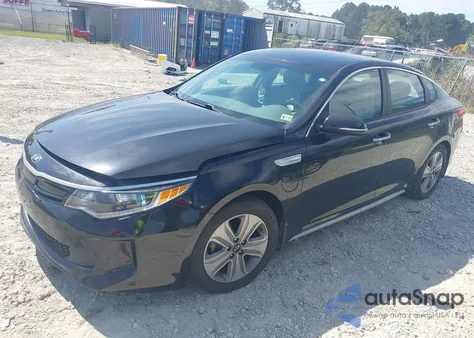 2017 Kia Optima Plug-In Hybrid Ex из США, поврежденный, VIN KNAGV4LD8H5010132